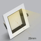 Dimmable Square LED Panel Downlight 9W 12W 18W 24W 36W Epistar 180° 100lm/W AC 110-240V