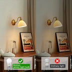 E26 Motion Sensor LED Bulb 18W 360° 3-6m Detection AC 110V Cool Warm White 3-Pack
