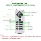 PAR56 LED Pool Light 18W 35W 54W IP68 AC/DC 12V RGB Remote Warm White Cool White D178mm