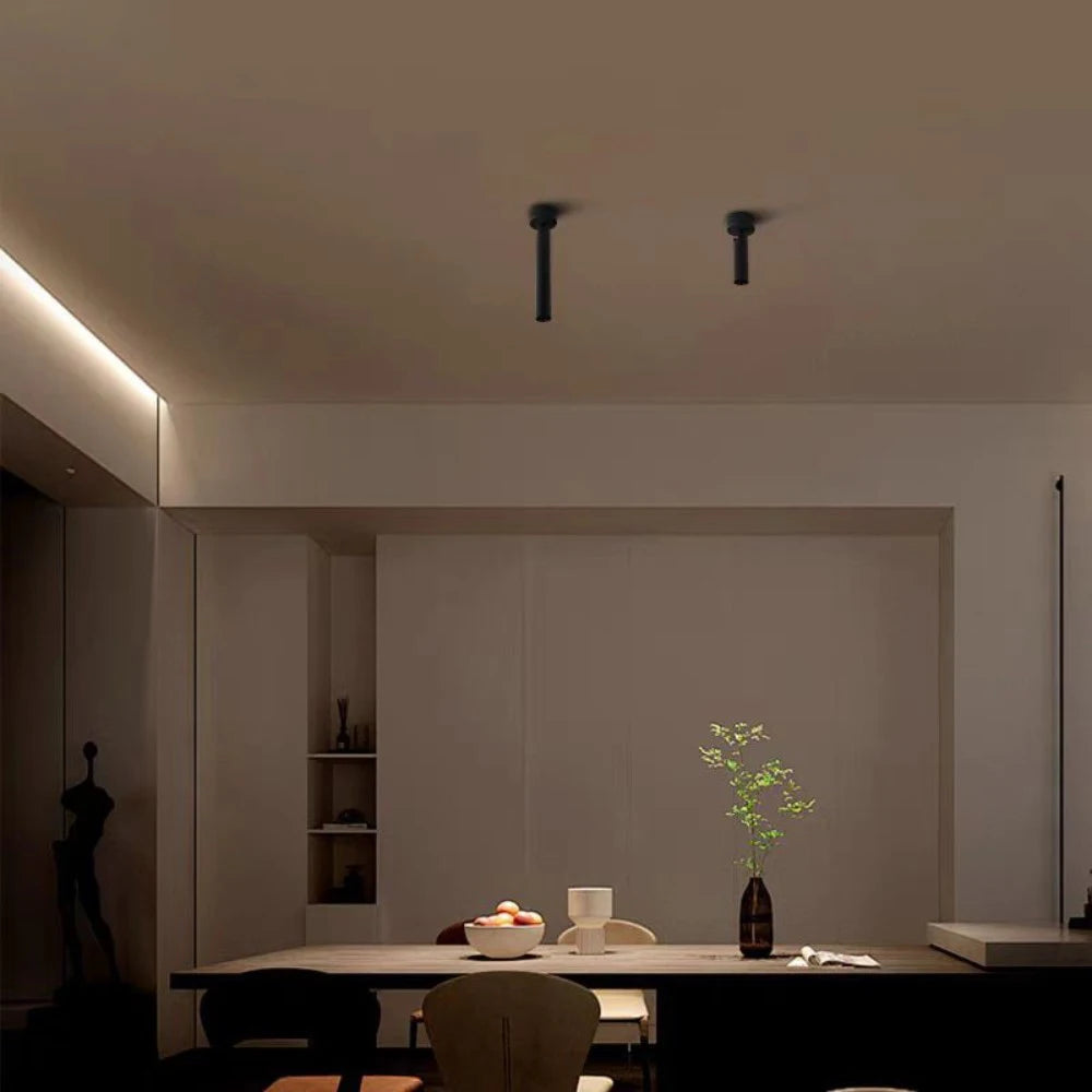 Dimmable 350-Degree Adjustable COB LED Surface Spotlight 9W 12W 15W 24-Degree CRI 90+