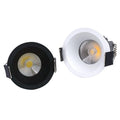 Anti-Glare Dimmable Mini COB LED Recessed Downlight 5W 7W 9W 12W CRI 90+ 110-120lm/W