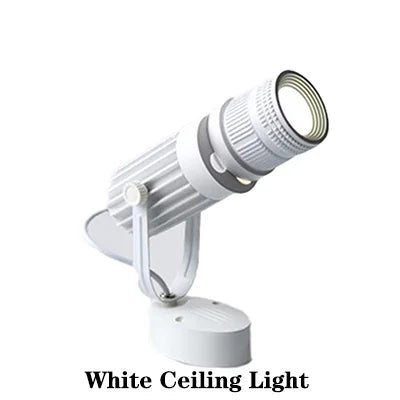 COB LED Track Spotlight 15-20° 90-100lm/W 3-CCT Touch Dimmable AC 85-265V L180mm Surface Mount