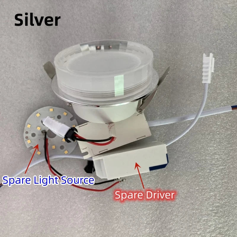 Led Downlight Ceiling Spot Lamp 5W 7W 9W 12W Dimmable AC110V 220V Recessed Indoor Lighting Living Room Bedroom