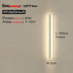 Modern Nordic LED Outdoor Wall Lamp IP65 Metal Acrylic Black Dimmable Remote AC 110-240V