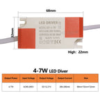 Isolated Constant Current LED Driver 1W-36W 260-300mA AC 85-265V Overvoltage Short Circuit Protection