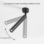 Dimmable 350-Degree Adjustable COB LED Surface Spotlight 9W 12W 15W 24-Degree CRI 90+