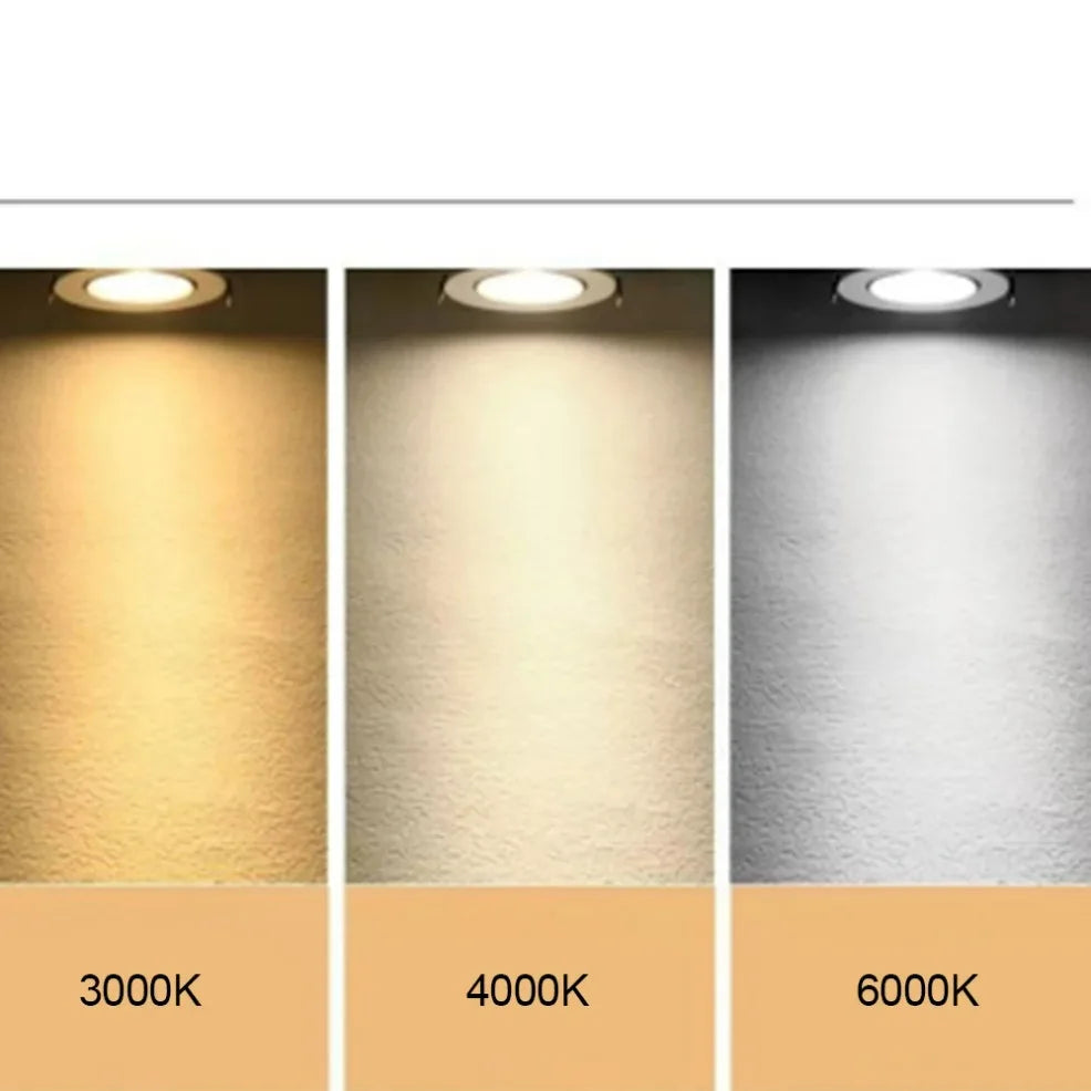 Mini 1W DC12V LED Recessed Spotlight 24° D20mm 15-18mm Cutout 100lm Brushed Nickel Silver