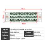 High-Power IR Deep Red LED Chip Module 50W 100W 660nm 730nm 850nm 940nm 55x15mm Grow Light