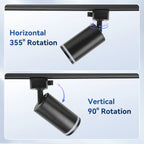 GU10 LED Track Spotlight Surface-Mounted Ceiling Lamp AC 90-260V 10-15m² Kitchen Dining