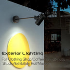Outdoor Long Arm COB LED Wall Light 10W 15W 20W IP65 Waterproof Aluminum Baked Finish AC 85-265V Porch Entrance Signboard