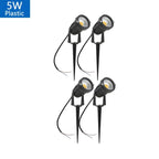 IP65 LED Garden Lawn Spike Light 5W 10W 15W AC 85-265V or DC 12-24V Aluminum ABS Warm White Cool White RGB Outdoor Landscape