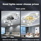 Modern Luxury LED Pendant Chandelier Iron Acrylic White Gold Black Dimmable Remote 85-265V