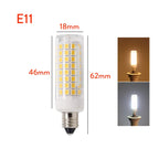 9W Dimmable LED Corn Bulb 102 SMD2835 850lm CRI 80+ 360° AC 110-220V G9 E12 E17 BA15D