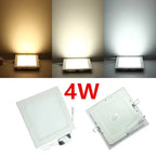 LED Recessed Panel Downlight 3W 4W 6W 9W 12W 15W 25W 120° PF97% AC 85-265V CE RoHS