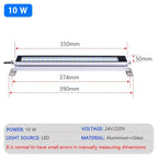 IP67 LED Machine Work Light 5W 10W 12W 15W Waterproof Oil-Proof DC 24-36V AC 110-220V CNC