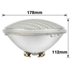PAR56 LED Pool Light 18W 36W 54W IP68 AC 12V RGB Remote Warm White Blue D178mm PL-007
