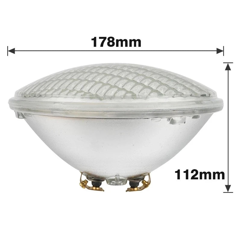 PAR56 LED Pool Light 18W 36W 54W IP68 AC 12V RGB Remote Warm White Blue D178mm PL-007