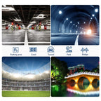 50W LED Flood Light IP65 SMD2835 CRI 85+ 180° AC 110-120V Warm Cool White 2-Year Warranty