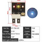 OSRAM High-Power LED Chip 40W 60W 80W 150W 200W 300W 400W Cold White 7000-9000K Copper