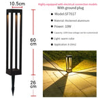 IP65 LED Garden Lawn Lamp 7W 10W 12W Die-Cast Aluminum AC 110-220V Warm Natural Cool White