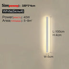 Modern Nordic LED Outdoor Wall Lamp IP65 Metal Acrylic Black Dimmable Remote AC 110-240V