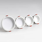 Dimmable Anti-Glare LED Recessed Downlight 7W 9W 12W 15W 18W 20W 24W CRI 90+ 80° AC 85-265V