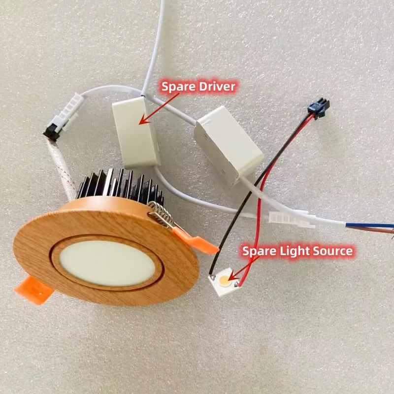 Dimmable COB LED Recessed Downlight 3W 5W 7W 9W Epistar 110-120lm/W D87mm 70-75mm Cutout