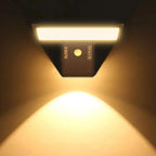 Solar LED Security Flood Light 90 SMD2835 LEDs PIR Motion Sensor IP65 Waterproof 4 Modes 2600mAh ABS Porch Yard Garden Wall Light