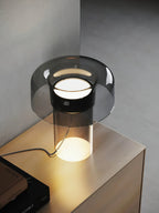 Mid-Century Mushroom Glass Table Lamp E26 E27 26x20cm Brown Green Gray CRI 90+ AC 110-240V