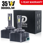 D1S D2S D3S D4S D5S D8S LED Headlight 30000lm 70W 30-CSP IP68 Canbus DC 12-24V 2-Pack