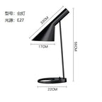 Nordic AJ Style LED Floor Lamp Metal Iron Painted Button Switch E26 Single Head AC 90-260V Living Room Foyer 21 to 30W