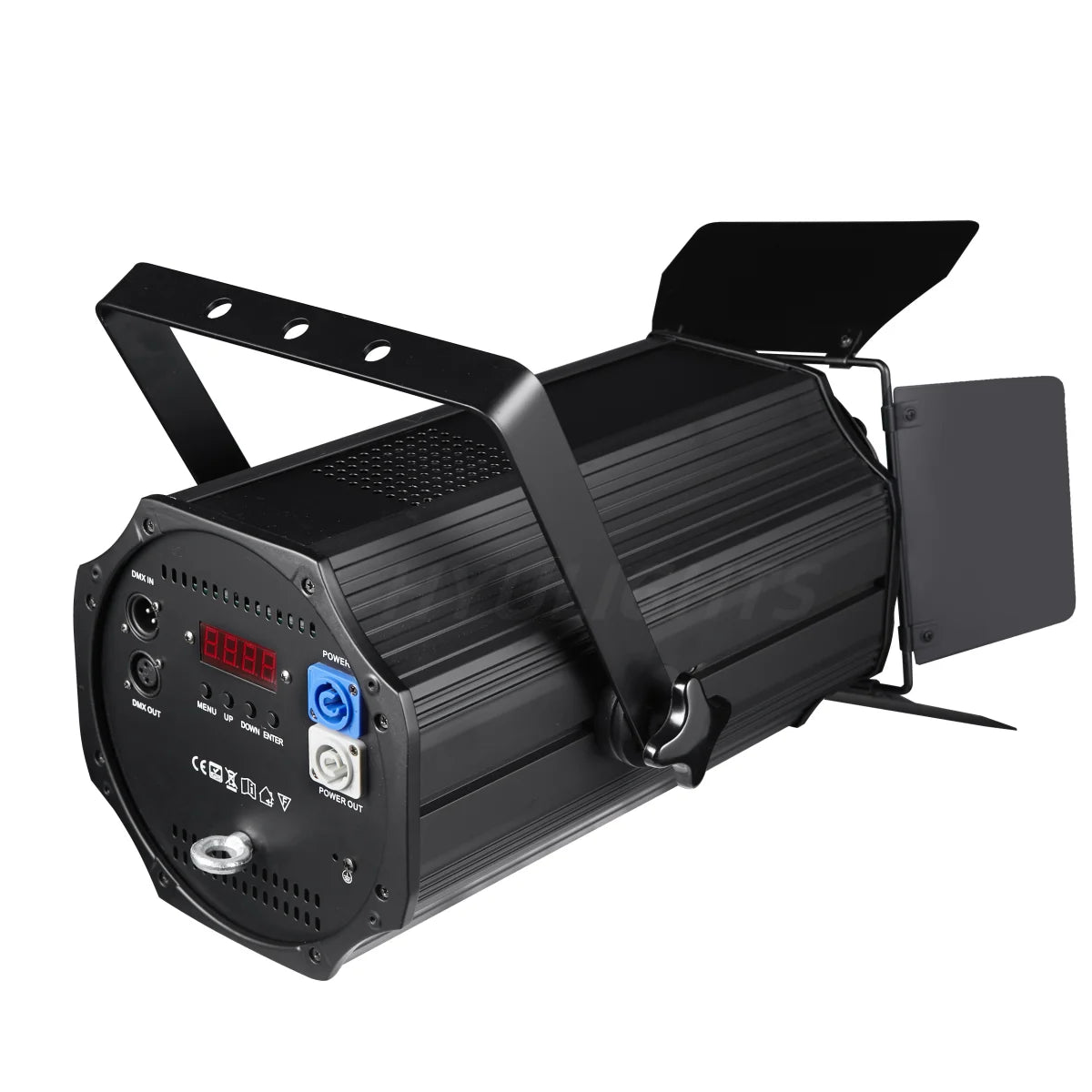 200W RGBW COB 4-in-1 Zoom PAR Stage Light 5-50° DMX 9CH Strobe 25fps AC 110-240V 6.3kg