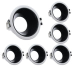 GU10 MR16 Recessed Spotlight Frame Holder D88mm 75mm Cutout 4 Color Combos CE RoHS