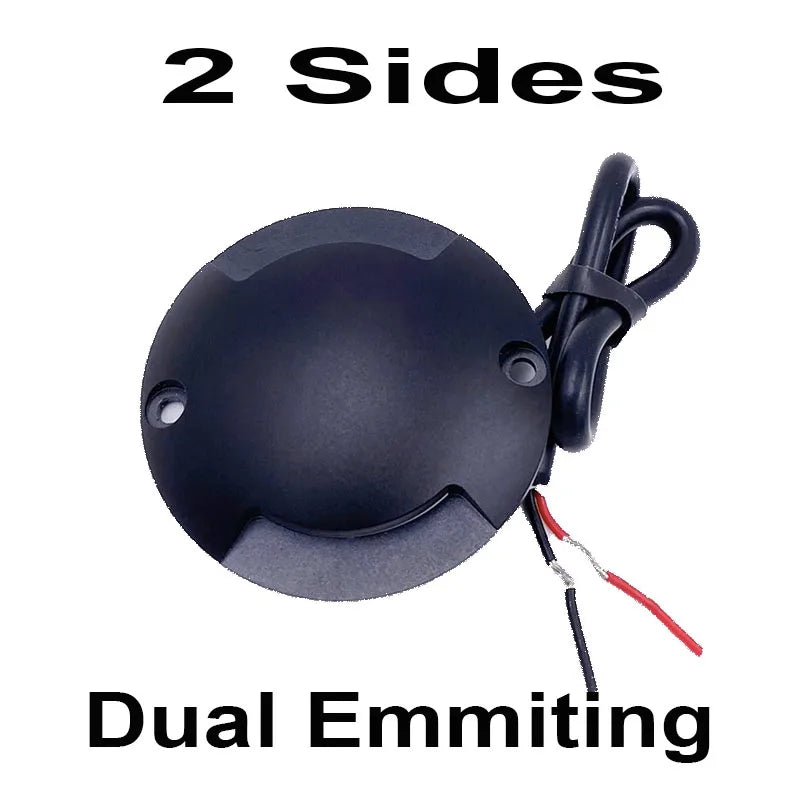 DC 12V 24V 1W 2W Ultra-Thin LED Surface Spotlight IP67 OSRAM PWM Dimmable D70mm 14mm