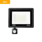 PIR Motion Sensor LED Flood Light 10W 20W 30W 50W 100W IP66 6000K AC 110-240V Outdoor