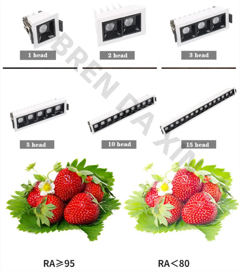 Adjustable Beam COB LED Recessed Ceiling Light