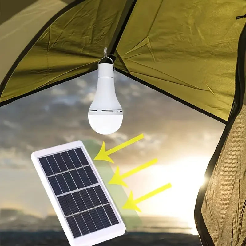 Solar LED Emergency Camping Light with Remote Control