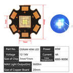 OSRAM High-Power LED Chip 40W 60W 80W 150W 200W 300W 400W Cold White 7000-9000K Copper