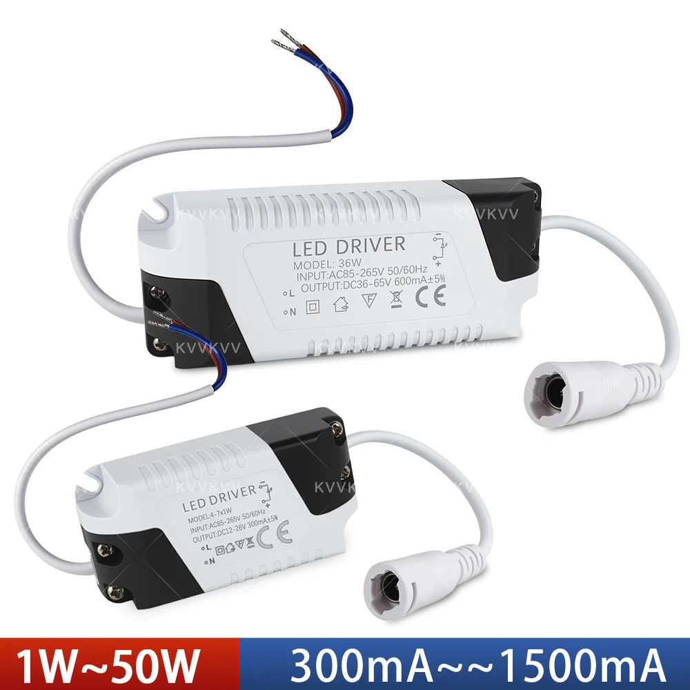 Non-Isolated LED Driver 300mA 600mA 900mA 1500mA 1-50W AC 85-265V DC 3-135V Constant Current