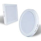 Surface-Mount Square LED Panel Light 6W 12W 18W 24W 120° PF97% AC 85-265V Driver Included