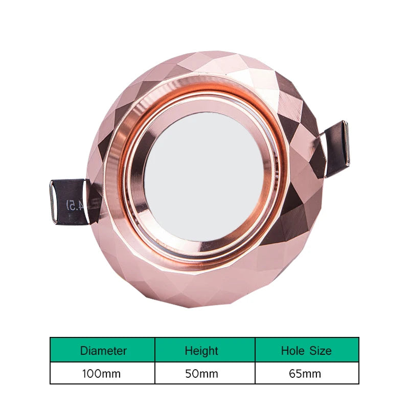 LED Recessed Downlight 5W 7W Aluminum Epistar COB 60 Degree CRI 80 100 to 110 lm/W Dimmable Driver Included AC 85-265V Ceiling Spot