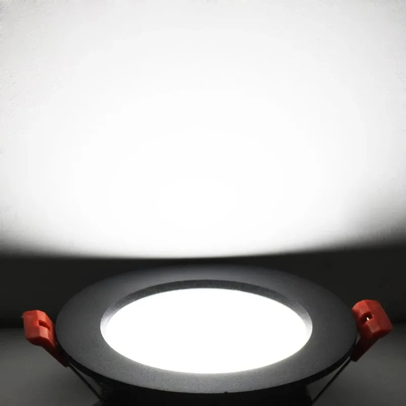 Ultra-Thin LED Recessed Downlight 3W-30W 120° CRI 85+ 95-110lm/W AC 85-265V 3-Color