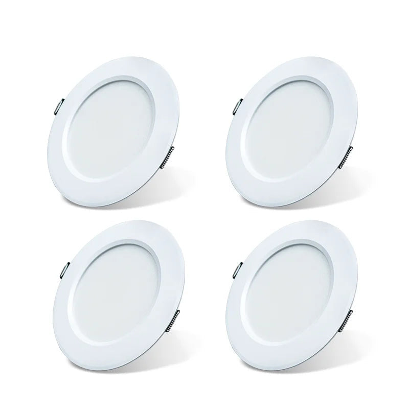 LED Recessed Downlight 5W 9W 12W 15W 18W Epistar 120 Degree AC 110V 220V or DC 12V 24V Warm White Cool White White Aluminum Spring Buckle Indoor Ceiling Spot