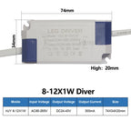 Isolated Constant Current LED Driver 1W-36W 260-300mA AC 85-265V Overvoltage Short Circuit Protection