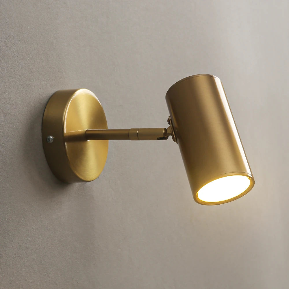 Modern Iron Acrylic LED Wall Lamp E26 Single Head Plated Up and Down AC 90-260V Bedroom Living Room Foyer