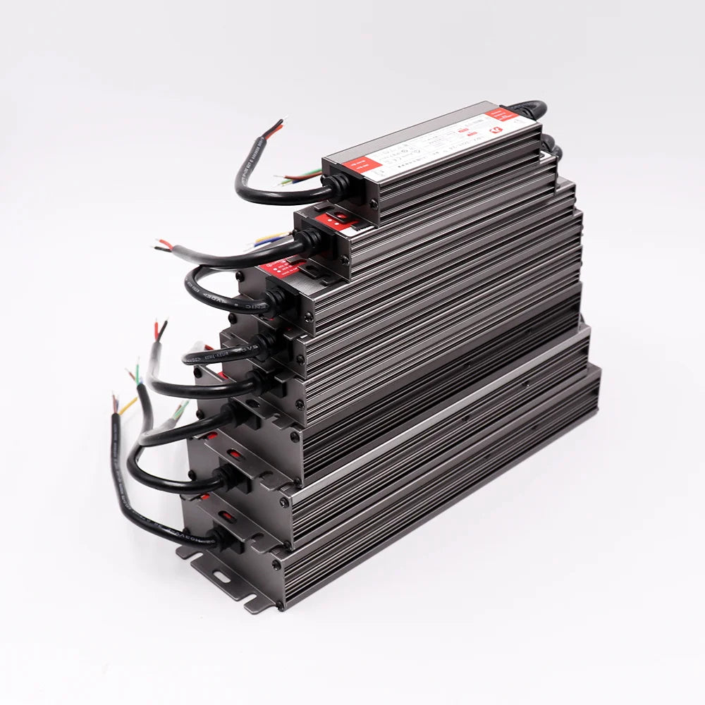 IP67 Waterproof LED Power Supply DC 12V 24V 30W-500W AC 110-250V Constant Voltage Outdoor