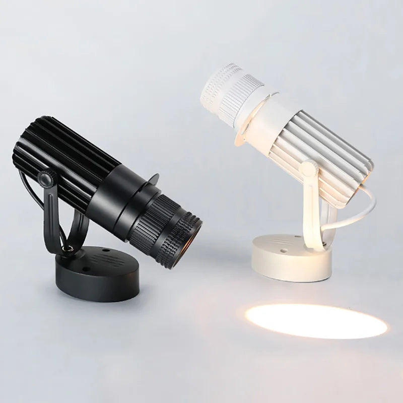 COB LED Track Spotlight 15-20° 90-100lm/W 3-CCT Touch Dimmable AC 85-265V L180mm Surface Mount