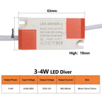 Isolated Constant Current LED Driver 1W-36W 260-300mA AC 85-265V Overvoltage Short Circuit Protection