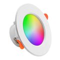 RGB LED Recessed Downlight 10W 15W 16 Colors IR Remote Control 90 Degree Aluminum AC 90-220V KTV Bedroom Living Room Ceiling Spot