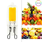 G9 LED COB Glass Bulb 7W 9W 12W 15W 360° CRI 85+ AC 110-220V Warm Cool White